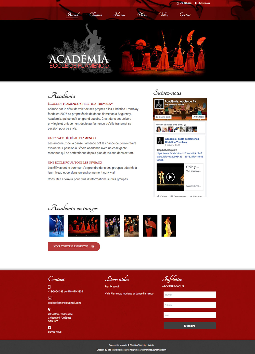 Projet web Écola Academia