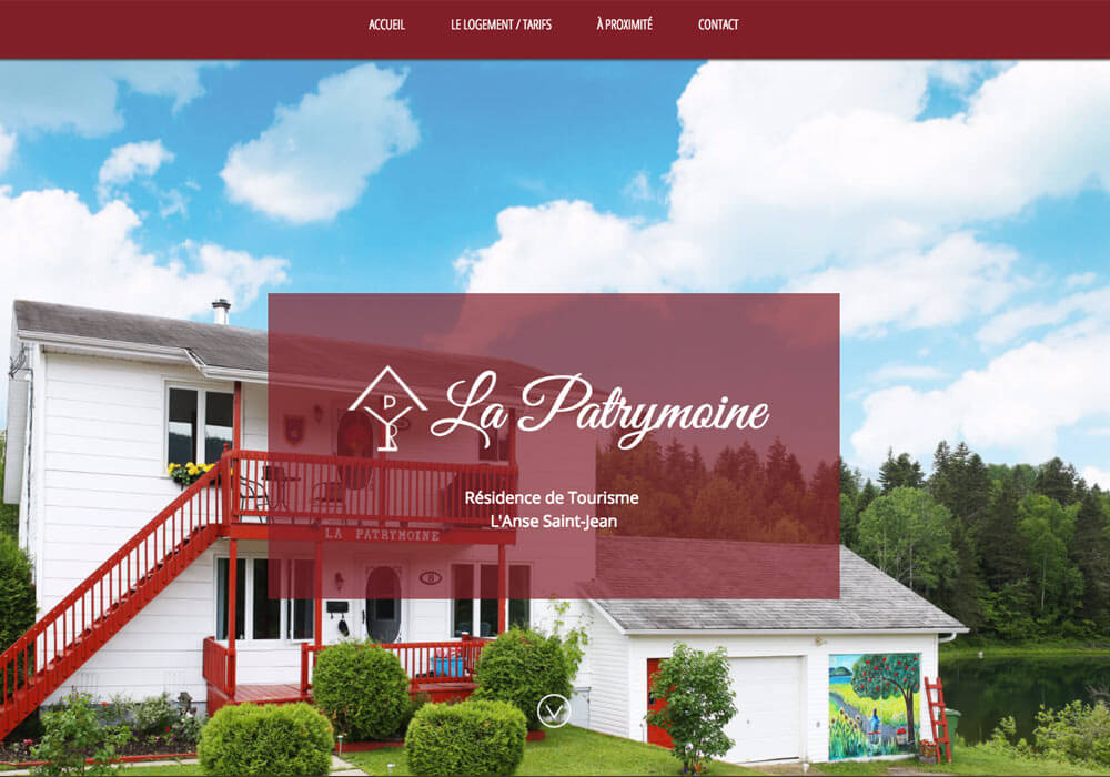Projet web La Patrymoine