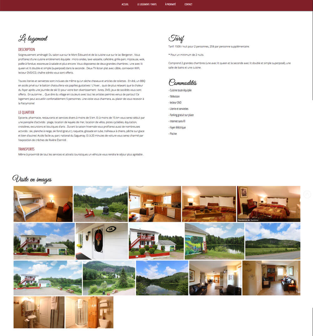 Projet web La Patrymoine